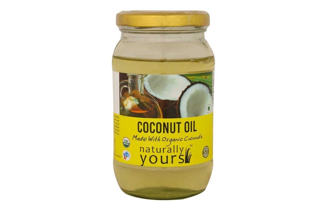 Naturally yours Coconut Oil    Glass Jar  350 millilitre
